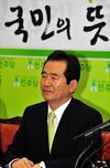 민주당 정세균 대표 사의 표명