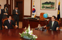 안상수 대표, 박희태 국회의장 예방