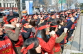 [포토] 외환銀직원들 “주식교환 반대”촉구 집회 