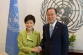반기문 UN사무총장 내외 방한…朴대통령 등 예방