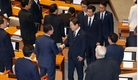 이 대통령, 2차 추경 시정 연설에 여당 '12번 박수' 야당 '침묵 대응'