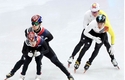 쇼트트랙 혼성 2000m계주, 김길리와 美선수 충돌로 메달 획득 실패